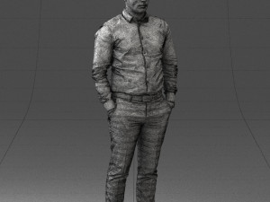 male manager 0116-2 3d print ready 3D Принт Модель