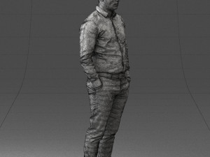 male manager 0116-2 3d print ready 3D Принт Модель