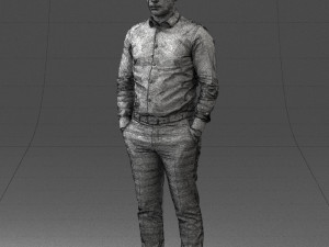 male manager 0116-2 3d print ready 3D Принт Модель