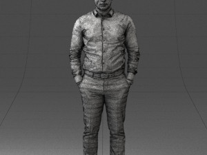 male manager 0116-2 3d print ready 3D Принт Модель
