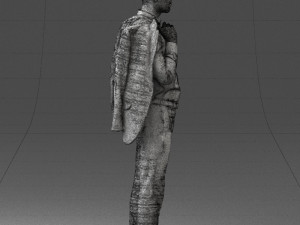 businessman holds jacket 0116-3 3d print ready 3D 打印模型