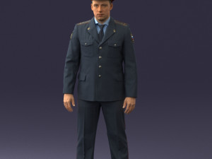 policeman pose 0118-f1 print ready 3D 프린트 모델