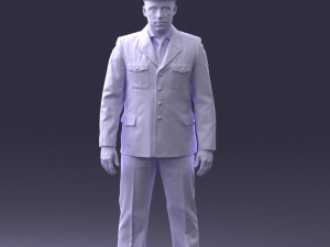 policeman pose 0118-f1 print ready 3D 프린트 모델