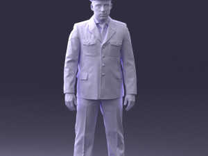 policeman pose 0118-f1 print ready 3D 프린트 모델