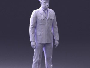 policeman pose 0118-f1 print ready 3D 프린트 모델