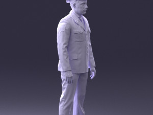 policeman pose 0118-f1 print ready 3D 프린트 모델