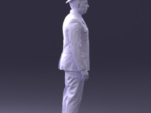 policeman pose 0118-f1 print ready 3D 프린트 모델