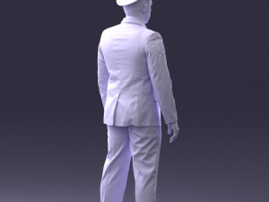 policeman pose 0118-f1 print ready 3D 프린트 모델