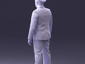policeman pose 0118-f1 print ready 3D 프린트 모델