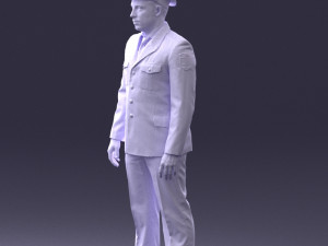 policeman pose 0118-f1 print ready 3D 프린트 모델
