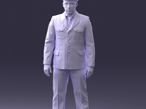 policeman pose 0118-f1 print ready 3D 프린트 모델