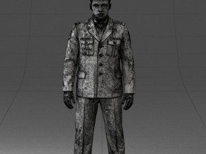 policeman pose 0118-f1 print ready 3D 프린트 모델