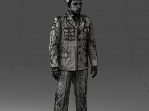 policeman pose 0118-f1 print ready 3D 프린트 모델