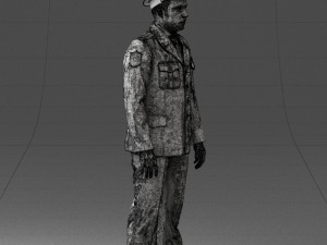 policeman pose 0118-f1 print ready 3D 프린트 모델