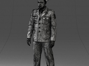 policeman pose 0118-f1 print ready 3D 프린트 모델