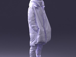 man in winter clothes 0118-f2 Modello di stampa 3D