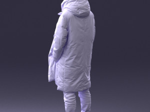 man in winter clothes 0118-f2 Modello di stampa 3D