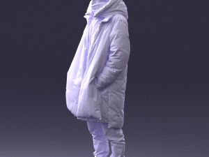 man in winter clothes 0118-f2 Modello di stampa 3D