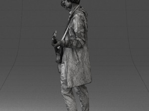 musician electric guitar 0118-1 3D Model