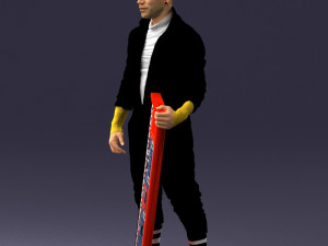 musician keyboardist 0118-3 3D Model