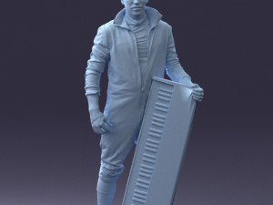 musician keyboardist 0118-3 3D Model