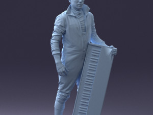 musician keyboardist 0118-3 3D Model