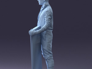 musician keyboardist 0118-3 3D Model