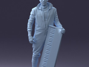 musician keyboardist 0118-3 3D Model