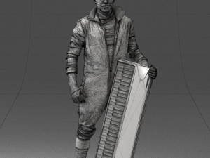 musician keyboardist 0118-3 3D Model