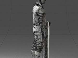 musician keyboardist 0118-3 3D Model