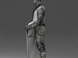 musician keyboardist 0118-3 3D Model