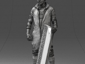 musician keyboardist 0118-3 3D Model
