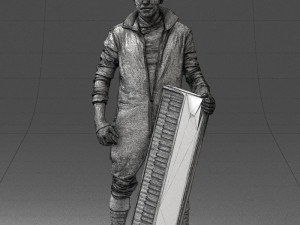 musician keyboardist 0118-3 3D Model