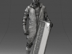 musician keyboardist 0118-3 3D Model