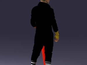000248 Man with Keyboard Realistic Musician Character 0118 3dp 3D Print Model
