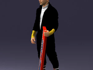 000248 Man with Keyboard Realistic Musician Character 0118 3dp 3D Print Model