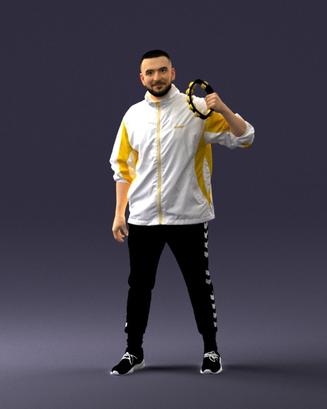musician soloist 0118-4 3d print ready 3D Принт Модель .c4d .max .obj .3ds .fbx .stl .blend 