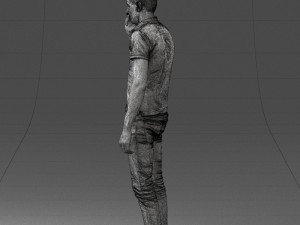 man with mobile 0522 3d print ready Model Cetak 3D