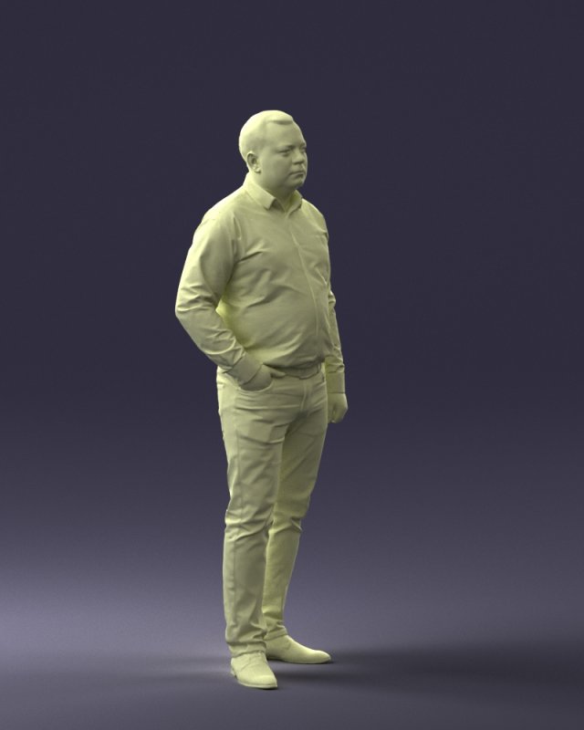 Download casual man 0403 3d print ready 3D Model