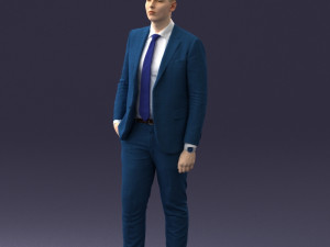 man in suit 0305 3D-Modell