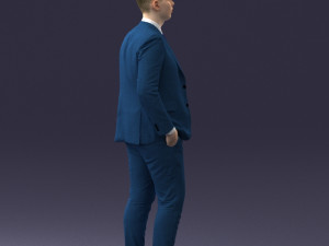 man in suit 0305 3D Модель