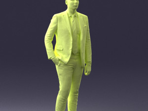 man in suit 0305 3D Модель