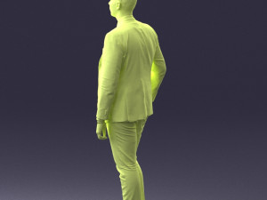 man in suit 0305 3D Модель