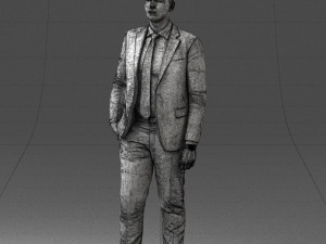 man in suit 0305 3D Модель