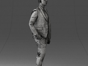 man in suit 0305 3D Модель