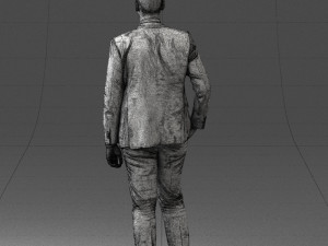 man in suit 0305 3D Модель