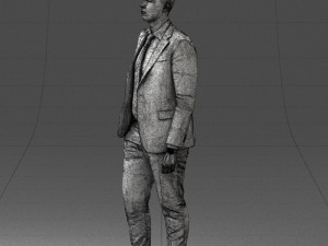 man in suit 0305 3D Модель