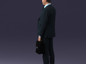man with phone 0117 3D 模型