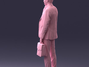 man with phone 0117 3D 模型