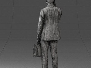man with phone 0117 3D 模型